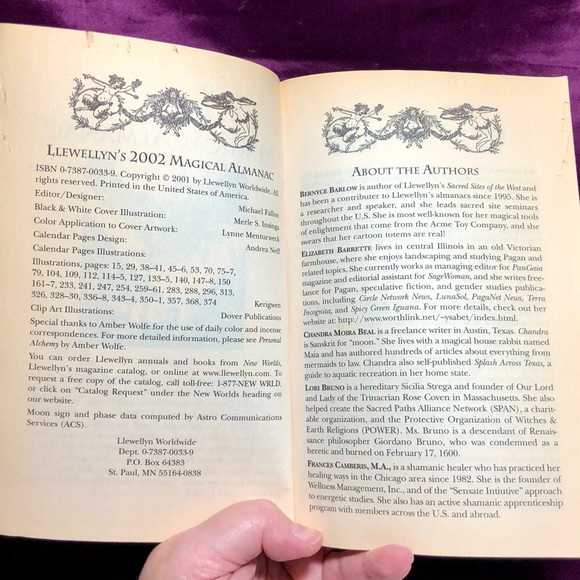 Llewellyn’s 2002 Magical Almanac Vintage 2001 Spells WICCA Pagan Altar Work - Picture 4 of 8